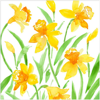 Caspari Spring Herald Dinner Napkin - package of 20 18980D