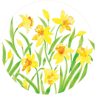 Caspari Spring Herald Luxury Paper Dinner Plates - package of 8 18980DP