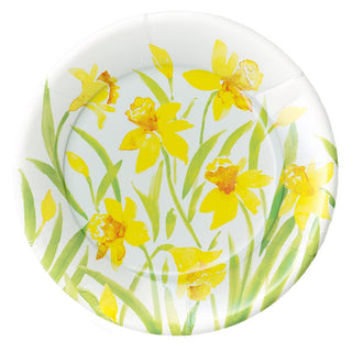 Caspari Spring Herald Luxury Paper Dinner Plates - package of 8 18980DP