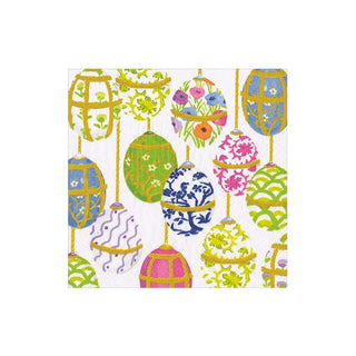 Caspari Les Oeufs Boxed Cocktail Napkins - 40 per box 18990B