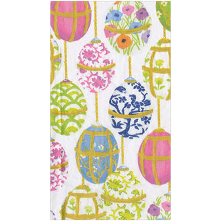 Caspari Les Oeufs Guest Towel - package of 15 18990G