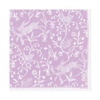 Caspari Hedgerow Lilac Napkin Luncheon 19002L