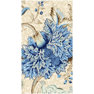 Caspari Pondicherry Delft Guest Towel - package of 15 19140G