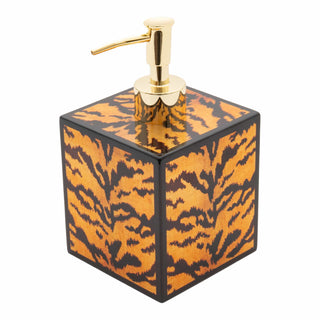 Caspari Tigre Golden Lacquer Soap Dispenser 19150LQSOAP