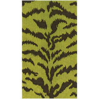 Caspari Tigre Green Paper Linen Guest Towels -12 per package 19152GG