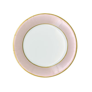 Caspari Watercolor Petal Pink Salad/Dessert Plates - package of 8 19161SP