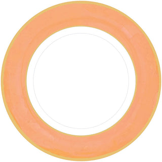 Caspari Watercolor Melon Luxury Paper Dinner Plates - package of 8 19163DP