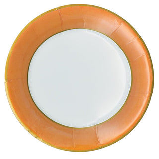 Caspari Watercolor Melon Luxury Paper Dinner Plates - package of 8 19163DP