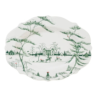 Juliska Winter Frolic 18.5" Platter -  Evergreen 19936