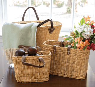 Willow Group Rectangle Straw Tote 17" - 1 Each 20834