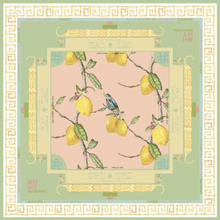 Oh My Mahjong Mahjong Mat - Citrus Songbird 21104