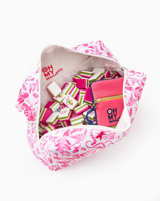 Oh My Mahjong Mahjong Tile Storage Bag - Amazon Pink 21108