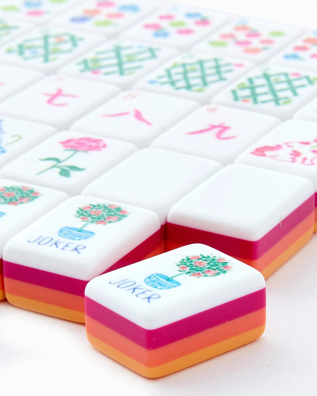 Mahjong Tile Set - Sunset
