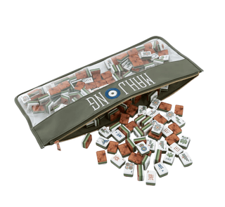 Oh My Mahjong Mahjong Tile Storage Bag - Olive Green 21207