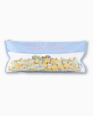 Oh My Mahjong Mahjong Tile Storage Bag - Light Blue Bamboo Mahjong 21305