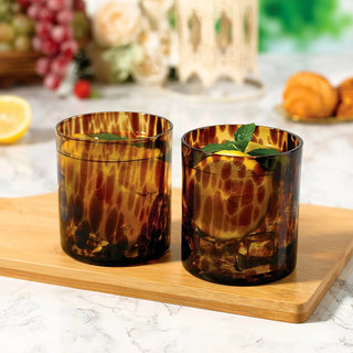 Joseph Sedgh Tortoise Double Old Fashioned Glasses - Set of four 21526