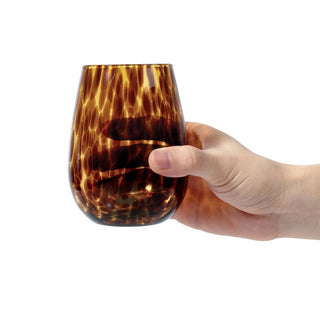 Joseph Sedgh Tortoise Stemless Wine Glasses - Set of four 21532