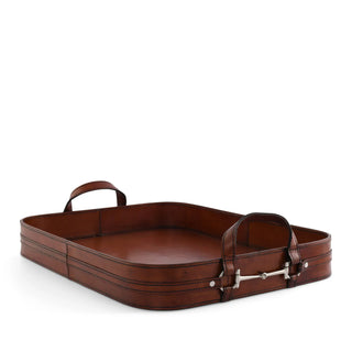 Vagabond House Leather Bit Serving Tray 22016
