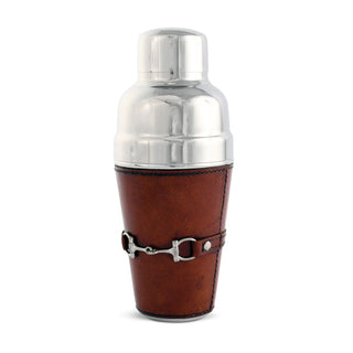 Vagabond House Leather Equestrian Bit Cocktail Shaker 22018