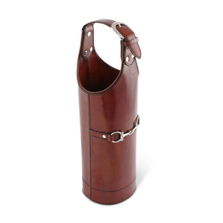 Vagabond House Leather Bit Single Wine Bottle Carrier 22020