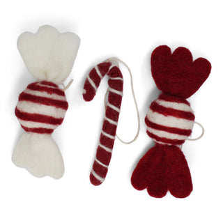 Gry & Sif Felt Mixed Candy Ornaments - Set of Six 22120