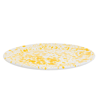 Abigails Taverna Speckled Dinner Plate - Yellow & White 22840