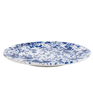 Abigails Taverna Speckled Dinner Plate - Cobalt & White 22841