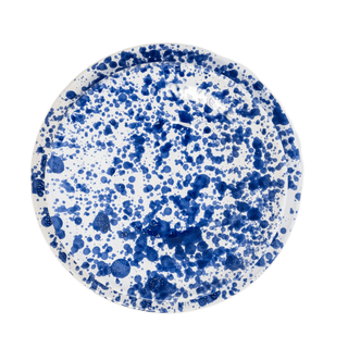 Abigails Taverna Speckled Dinner Plate - Cobalt & White 22841