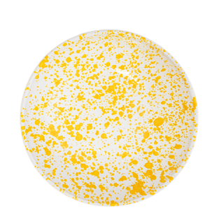 Abigails Taverna Speckled Serving Bowl - Yellow & White 22846