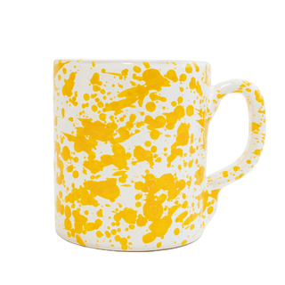 Abigails Taverna Speckled Mug - Yellow & White 22849