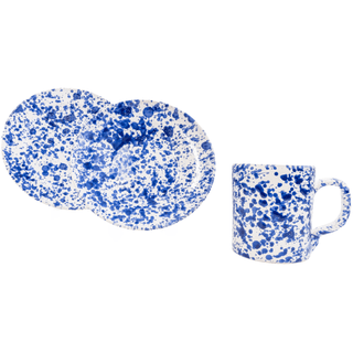 Abigails Taverna Speckled Mug - Cobalt & White 22850