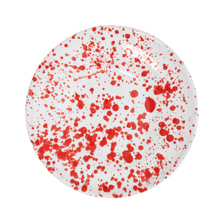 Abigails Taverna Speckled Soup Bowl - Red & White 22853