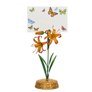 Juliska Tiger Lily Place Card Holder - Orange 22919