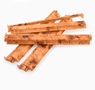 Oh My Mahjong Burl Mahjong Rack & Pushers - Set of 4 23063