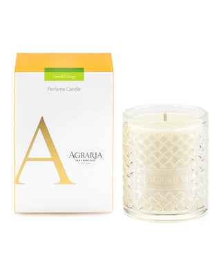 Agraria Agraria Large Crystal Candle in Lime & Orange - 1 Each 27432