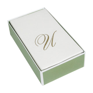 White Pearl-Paper Linen Napkin Airlaid Guest-Signature 24In