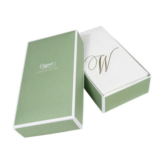 White Pearl-Paper Linen Guest Towels Airlaid - 12 In