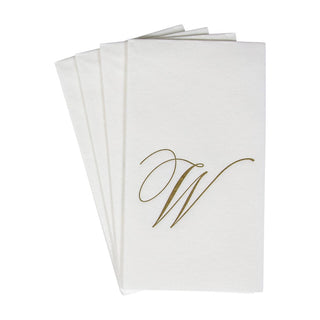 White Pearl-Paper Linen Guest Towels Airlaid - 12 In