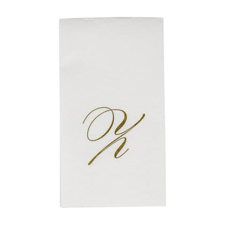 White Pearl-Paper Linen Guest Towels Airlaid - 12 In
