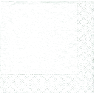 Caspari White Pearl  Napkin Box Cocktail - 40 per box 2900B