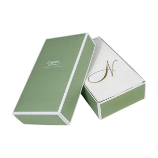 Caspari White Pearl-Paper Linen Guest Towels Airlaid - 12 In 2900GG