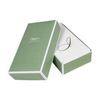 Caspari White Pearl-Paper Linen Guest Towels Airlaid - 12 In 2900GG