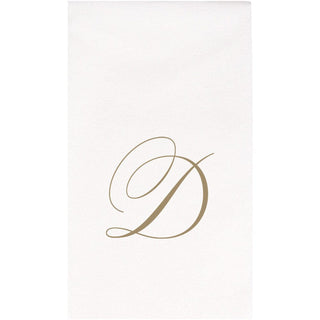 Caspari White Pearl-Paper Linen Napkin Airlaid Guest-Signature 24In 2900GG.D