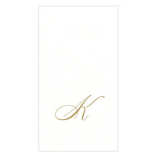 Caspari White Pearl-Paper Linen Napkin Airlaid Guest-Signature 24In 2900GG.K
