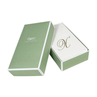 Caspari White Pearl-Paper Linen Napkin Airlaid Guest-Signature 24In 2900GG.X