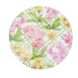 Caspari Orchid Conservatory Hardback Placemat - 1 count 3086PMS