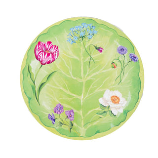 Caspari Floral Majolica Hardback Placemat - 1 count 3087PMS