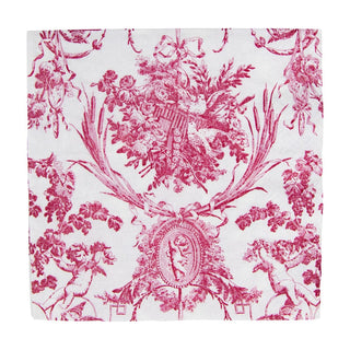 Caspari Romantic Toile Rose Luncheon Napkins - 20 Per Package 3301L