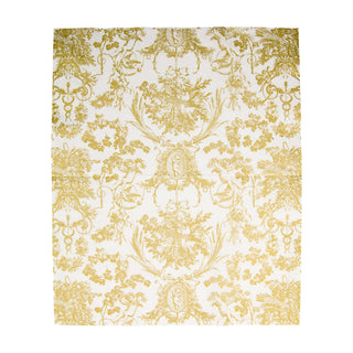 Caspari Romantic Toile Gold Guest Towel 3303G