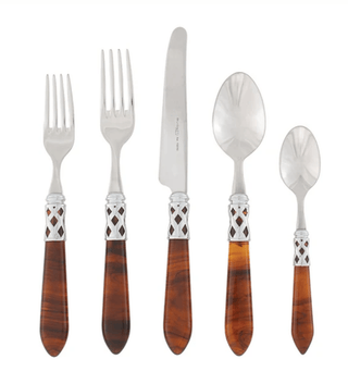 Vietri Aladdin Antique Tortoiseshell Five-Piece Place setting 35061